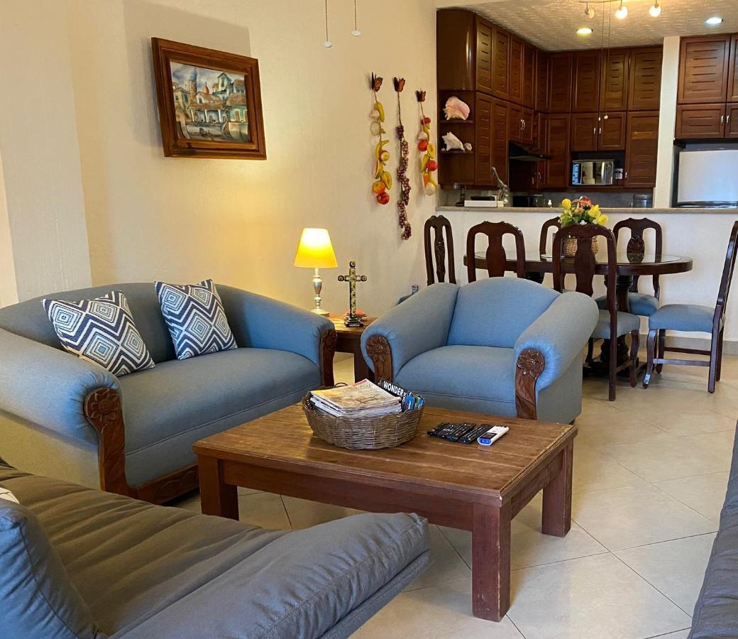 Departamento Frente Al Mar Con Dos Recamaras Y Seguridad 24 H A Dos Cuadras De La Quinta Avenida פלאייה דל כרמן מראה חיצוני תמונה
